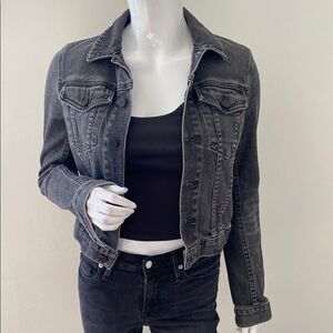 Denim x Alexander Wang Washed Black Jean Jacket